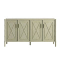 Elstowe Faux Bamboo Large Sideboard, Sage Green