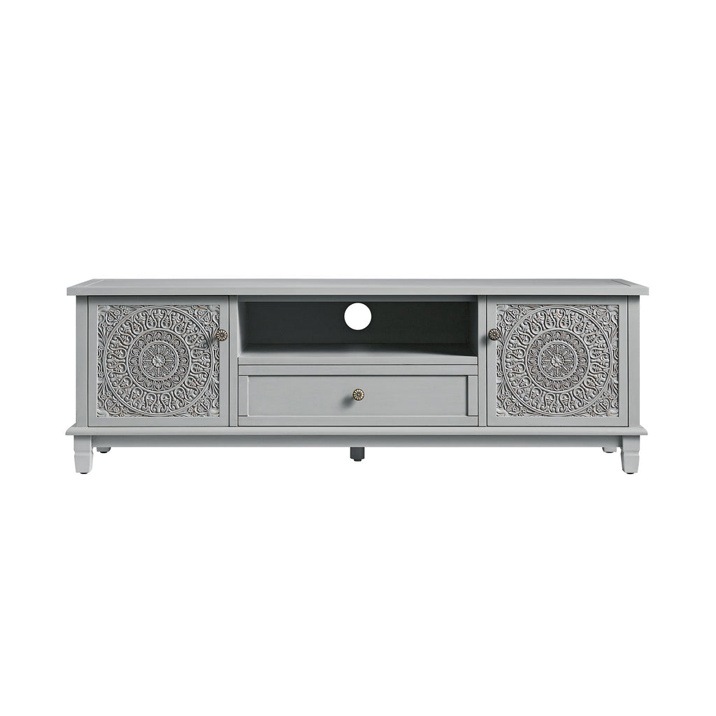 Chantilly Mid Gray 59" Wide TV Stand
