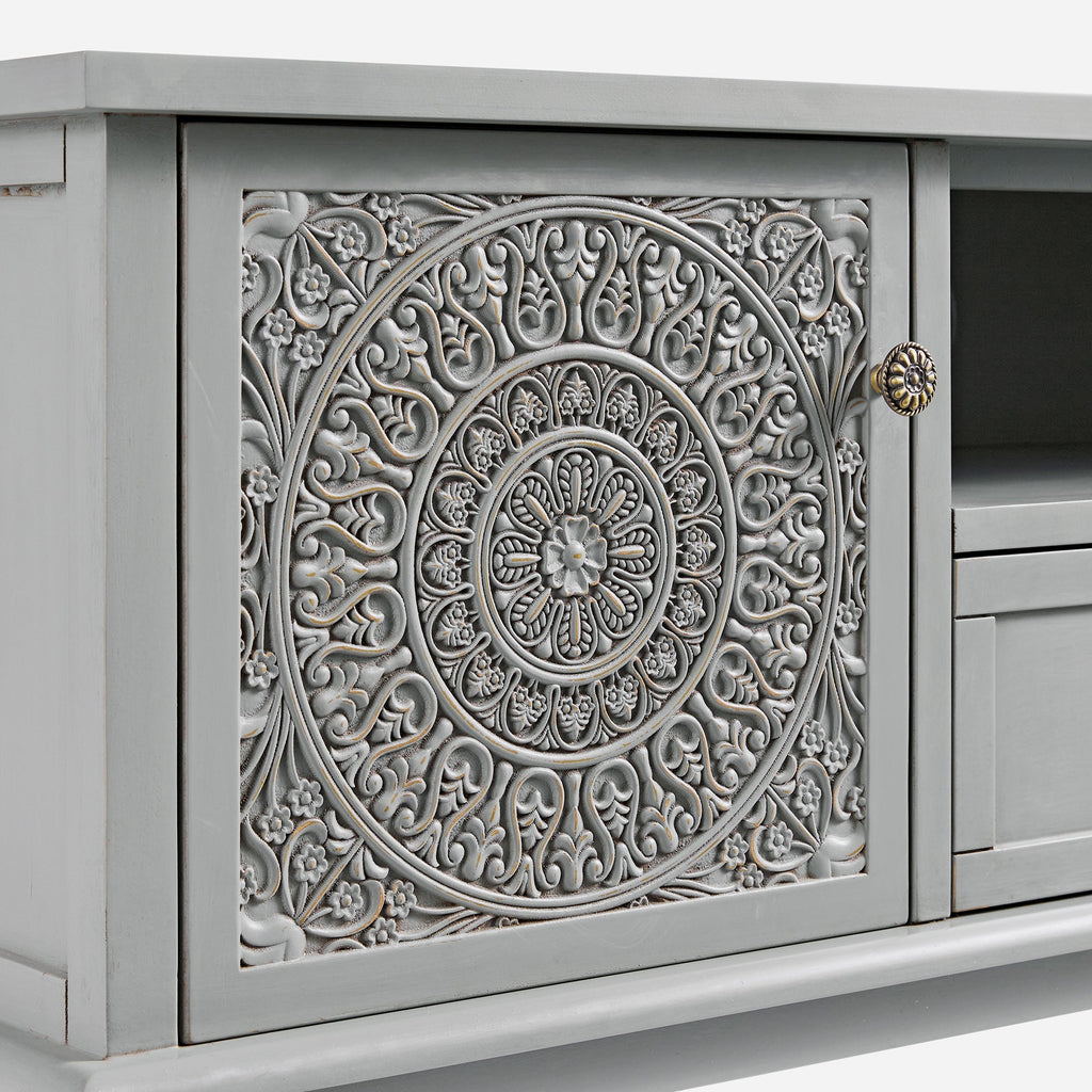 Chantilly Mid Gray 59" Wide TV Stand