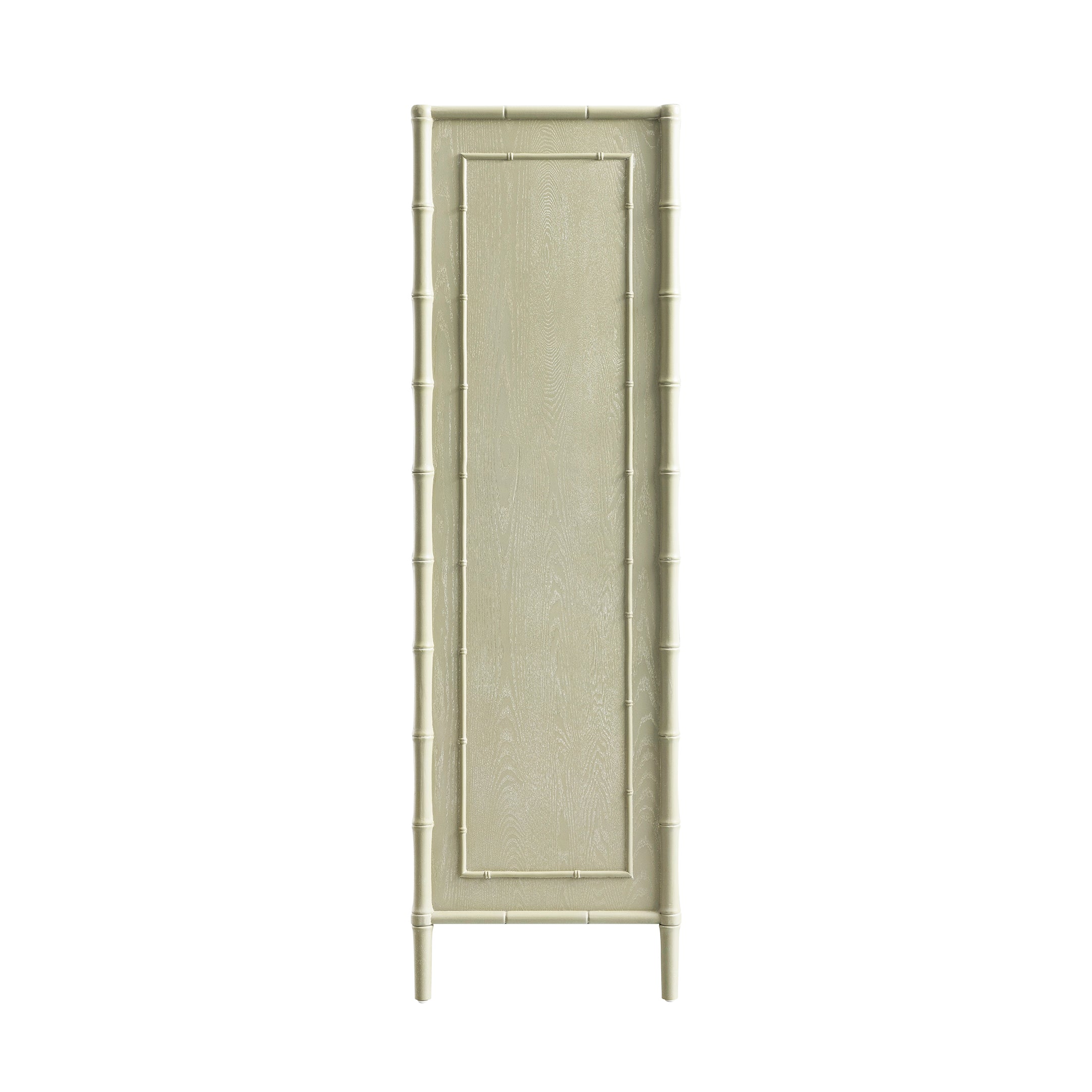 Elstowe Faux Bamboo Double Closet, Sage Green